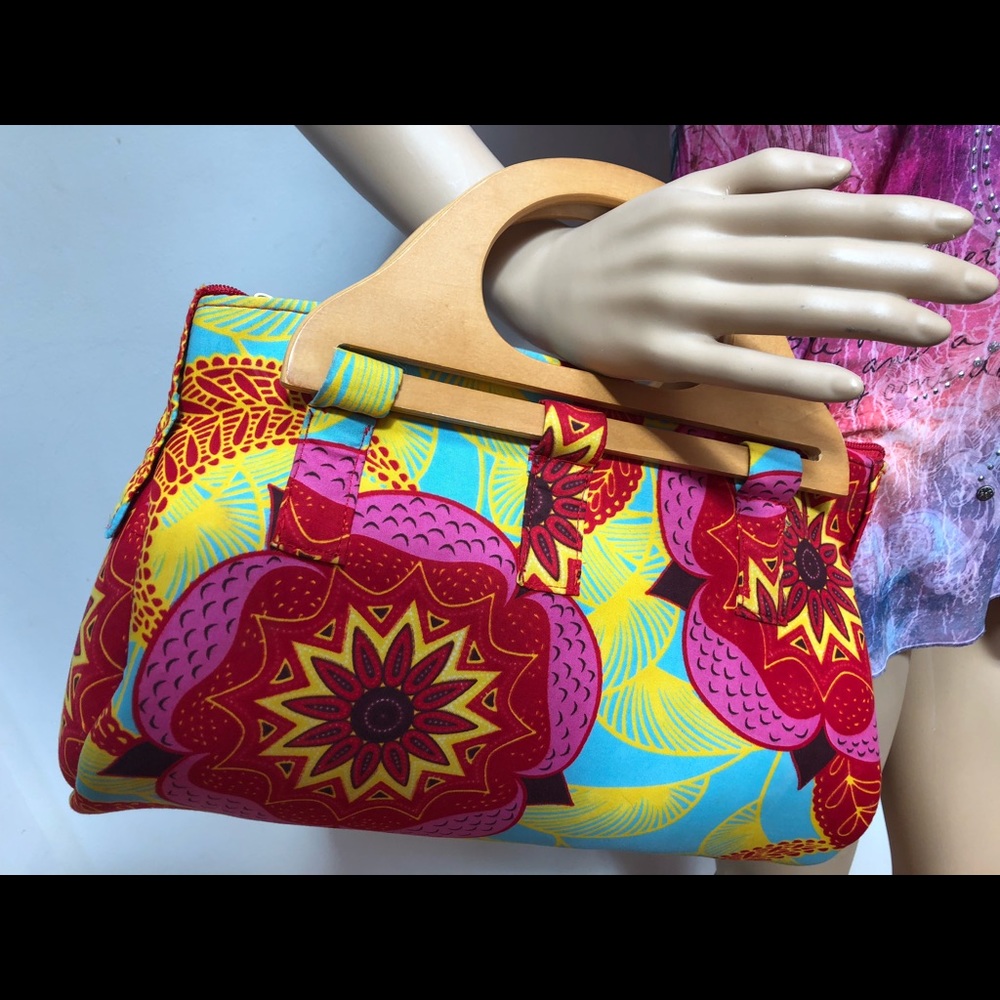 CustomiZed African print handbag